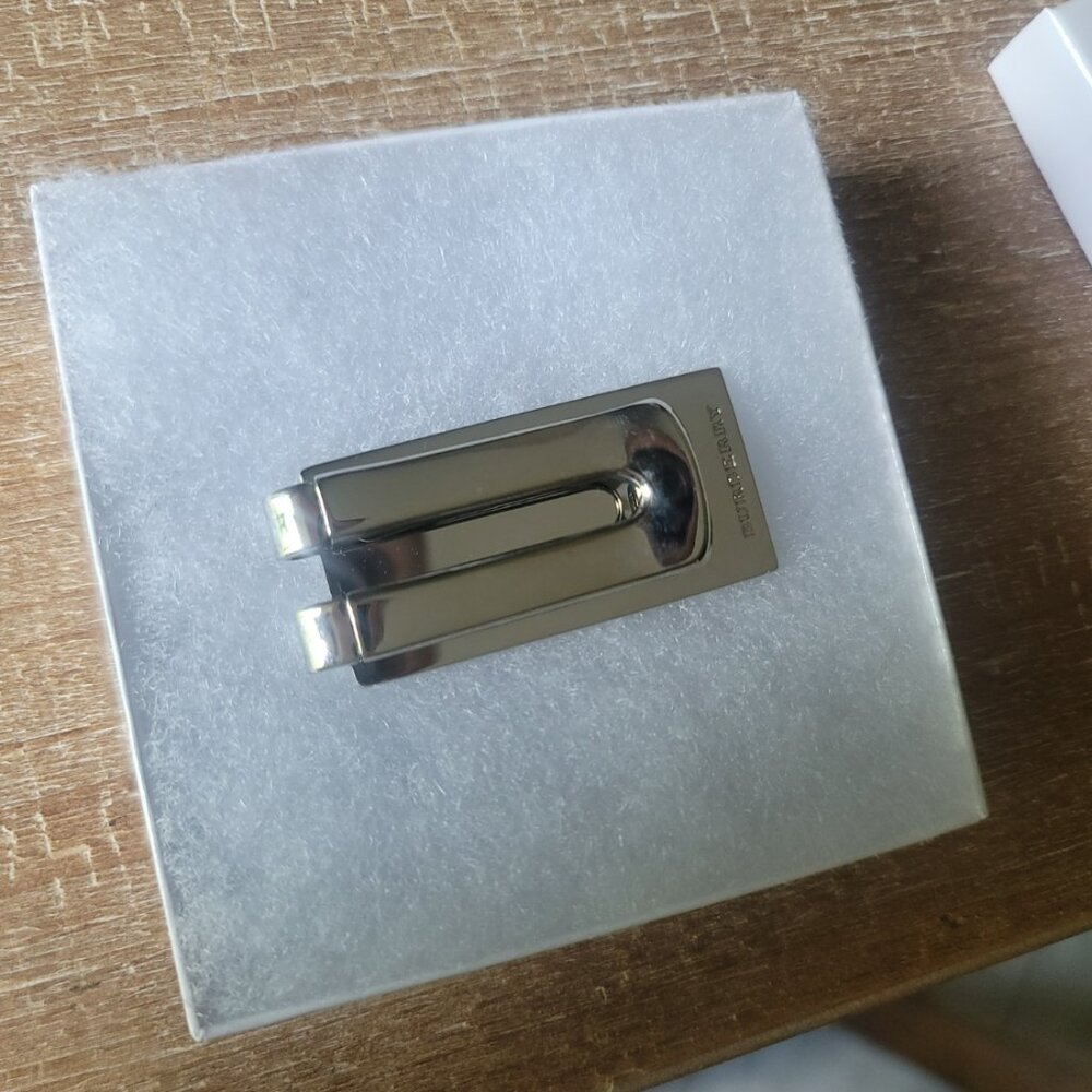 BURBERRY Men's Enamel Checkblock Money/Tie Clip - Brand new (Gift Box included) - Picture 6 of 6